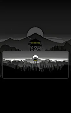 Firewatch Gaming Mousepad featuring Firewatch artwork on a premium large desk mat in Pakistan