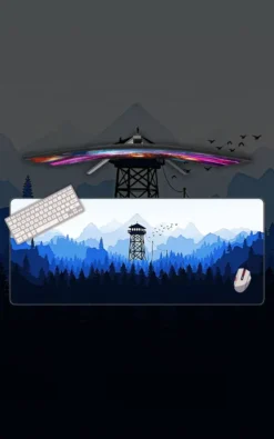 Firewatch Gaming Mousepad featuring Firewatch artwork on a premium large desk mat in Pakistan