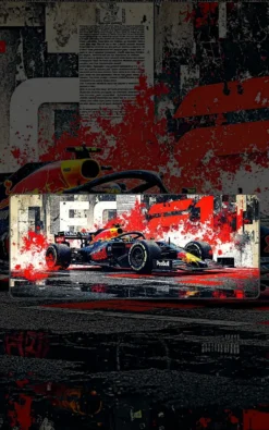 Formula 1 Racing Mousepad featuring Formula 1 artwork on a premium large desk mat in Pakistan