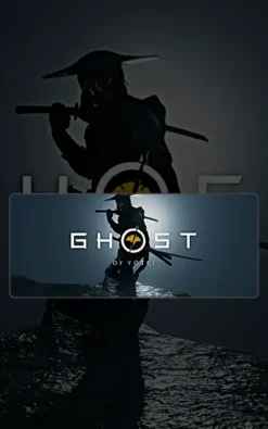 Ghost of Yotei Desk Mat featuring Ghost of Yotei artwork on a premium large desk mat in Pakistan