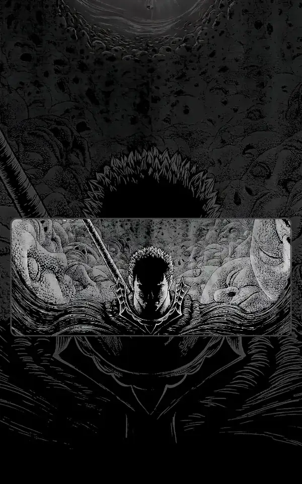 Guts Anime Mousepad featuring Guts artwork on a premium large desk mat in Pakistan