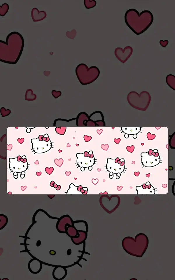 Hello Kitty Desk Mat featuring Hello Kitty artwork on a premium large desk mat in Pakistan