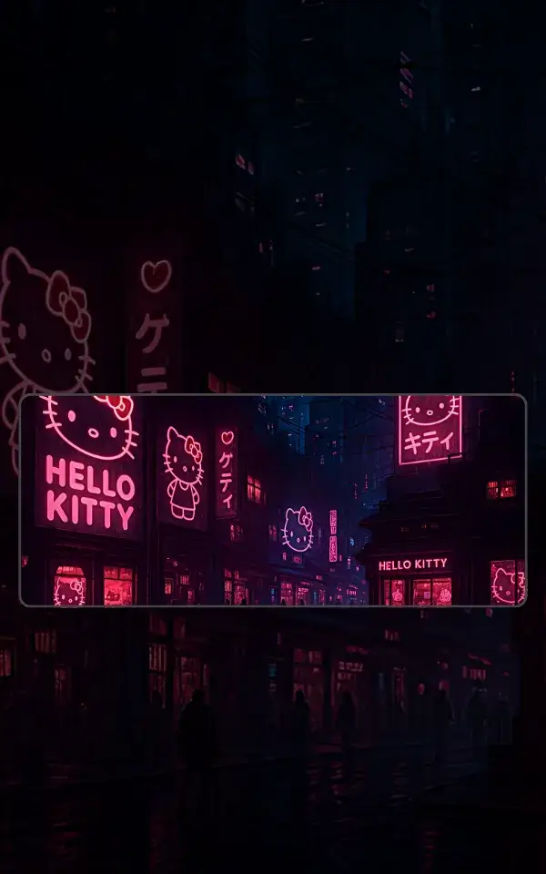 Hello Kitty Desk Mat featuring Hello Kitty artwork on a premium large desk mat in Pakistan