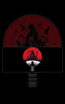 Itachi Uchiha Mousepad featuring Itachi Uchiha artwork on a premium large desk mat in Pakistan