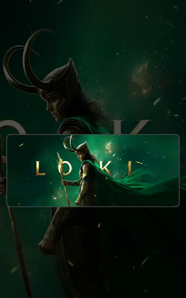 Loki Mousepad large desk mat with Loki artwork for gaming, office and study setup in Pakistan
