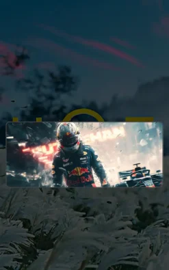 Max Verstappen Mousepad large desk mat with Max Verstappen artwork for gaming, office and study setup in Pakistan