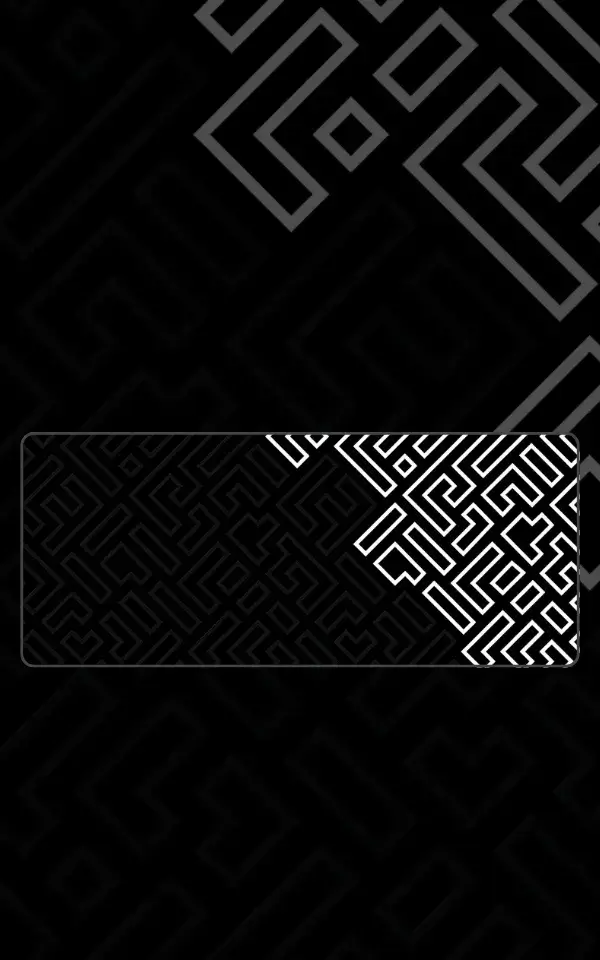 Meander Geometric Mousepad featuring Meander Geometric Art artwork on a premium large desk mat in Pakistan