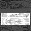 Mercedes Amg W11 Eq Power Bluprint Drawing mousepad featuring Formula 1 artwork on a premium large desk mat in Pakistan
