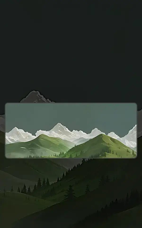Mountain Crest Mousepad featuring Mountain Crest Vector artwork on a premium large desk mat in Pakistan