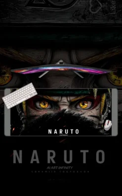 Naruto Anime Mousepad featuring Naruto artwork on a premium large desk mat in Pakistan