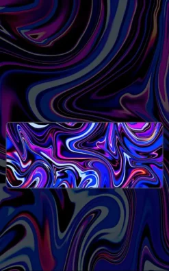 Neon Abstract Mousepad featuring Neon Abstract Art artwork on a premium large desk mat in Pakistan