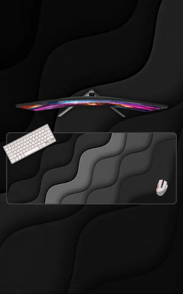 Obsidian Tide Mousepad featuring Obsidian Tide artwork on a premium large desk mat in Pakistan