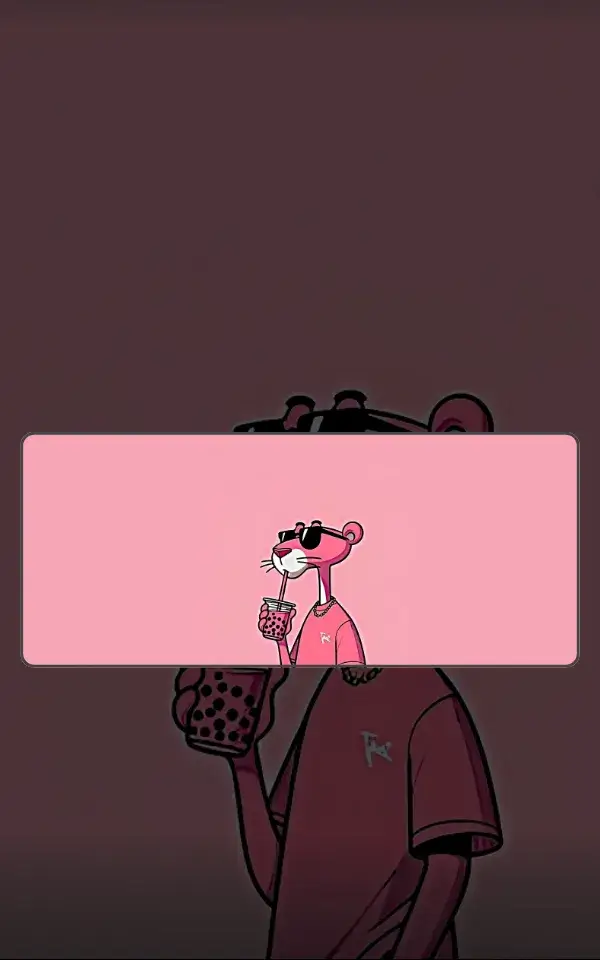 Pink Panther Desk Mat featuring Pink Panther artwork on a premium large desk mat in Pakistan