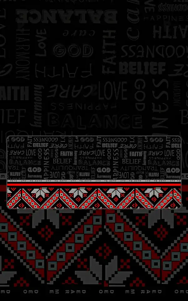 Slavic Typography Mousepad featuring Slavic Folk Typography Mix artwork on a premium large desk mat in Pakistan