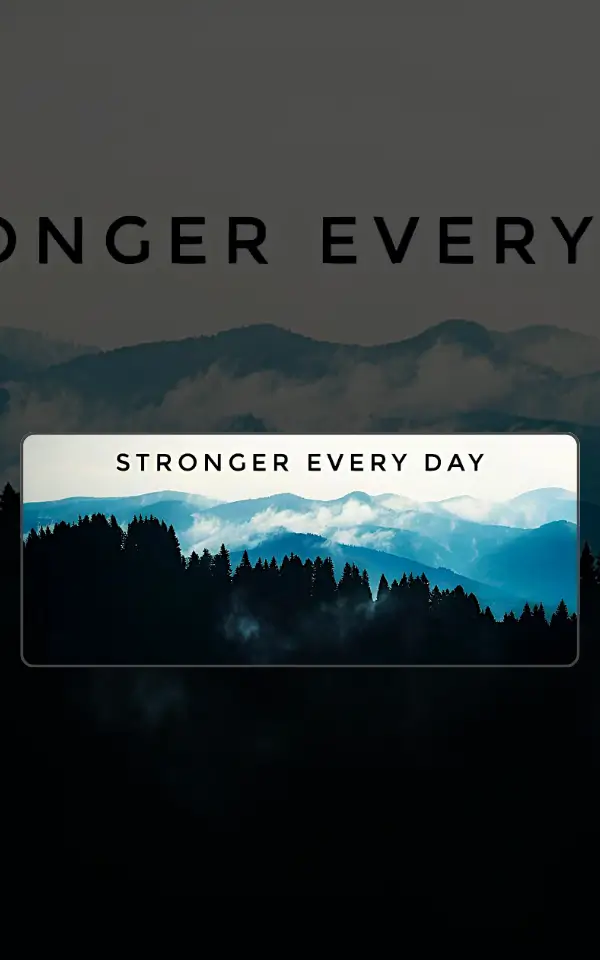 Stronger Every Day Mousepad large desk mat with Stronger every day artwork for gaming, office and study setup in Pakistan
