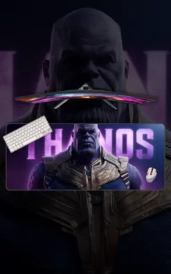 Thanos Mousepad featuring Thanos artwork on a premium large desk mat in Pakistan