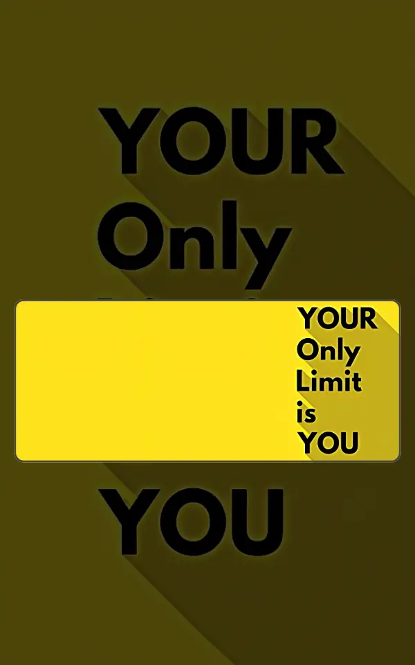 Your Limit Mousepad large desk mat with Your only limit is you artwork for gaming, office and study setup in Pakistan