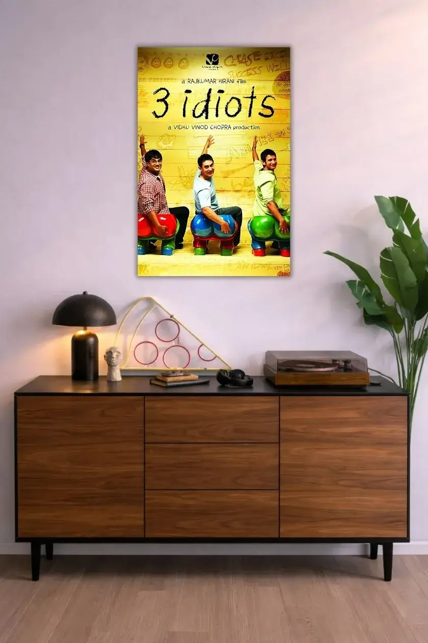 3 Idiots Metal Poster wall art in Pakistan