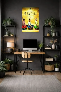 3 Idiots Metal Poster wall art in Pakistan