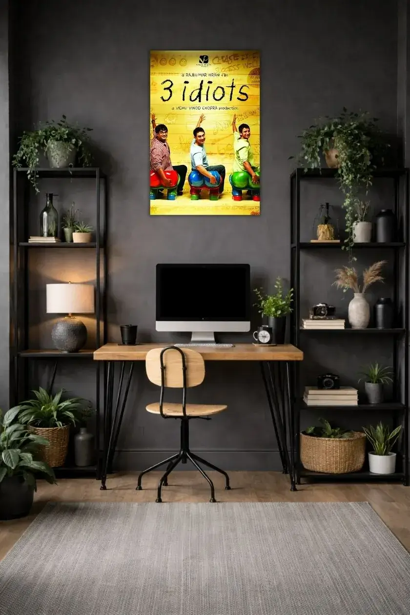 3 Idiots Metal Poster wall art in Pakistan