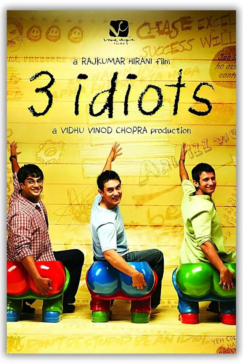3 Idiots Metal Poster wall art in Pakistan
