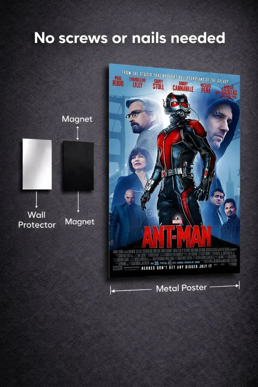 Ant-Man Metal Poster wall art in Pakistan