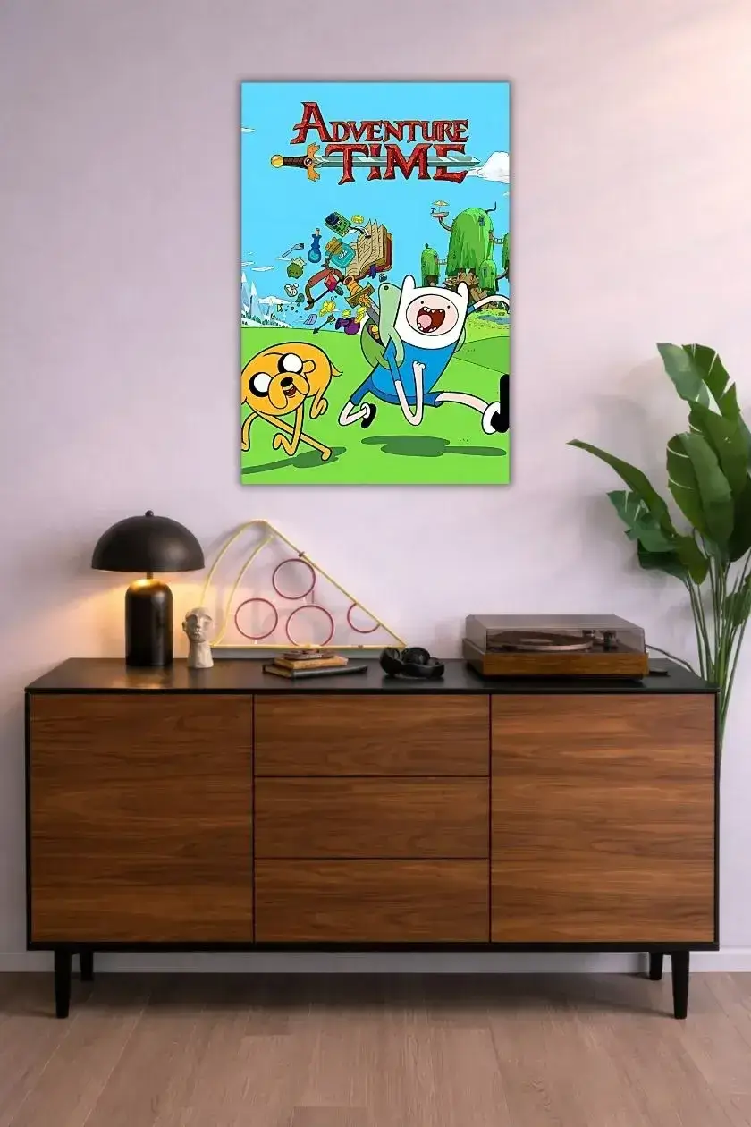 Adventure Time metal poster wall art in Pakistan