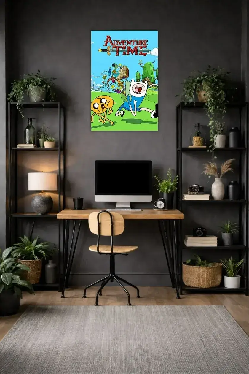 Adventure Time metal poster wall art in Pakistan