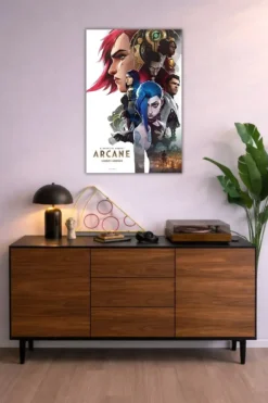 Arcane: League Of Legends Metal Poster wall art in Pakistan