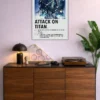 Attack on titans metal poster wall art in Pakistan