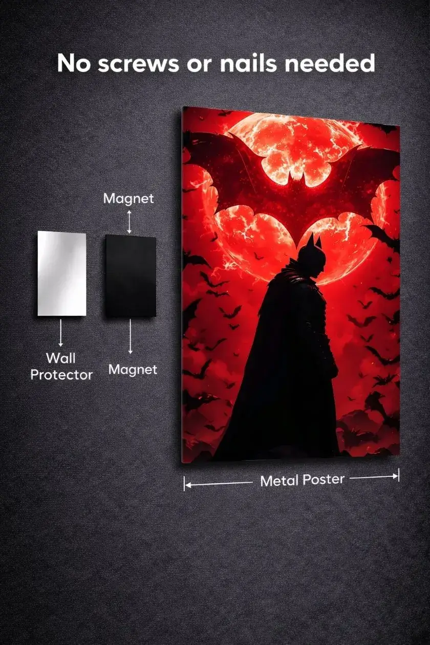 Batman Metal Poster wall art in Pakistan