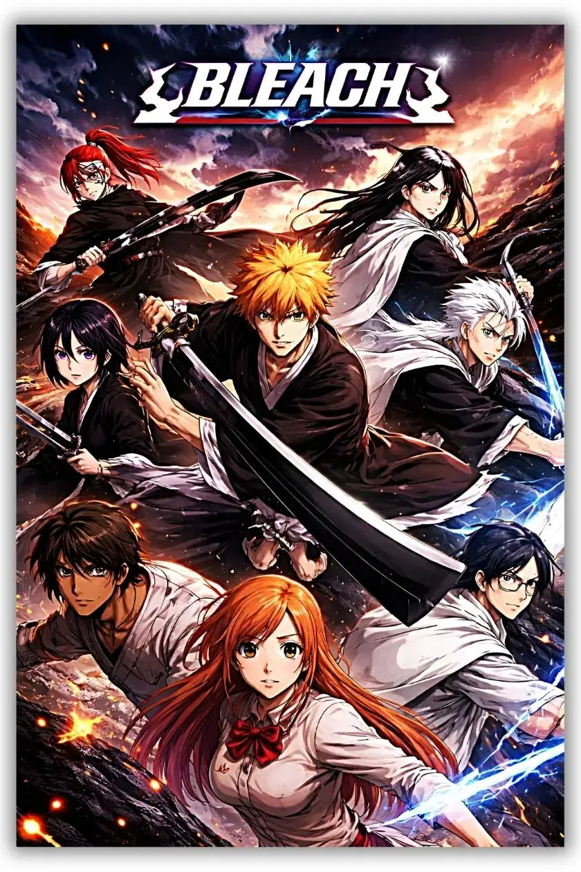 Bleach Metal Poster wall art in Pakistan