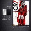 Cristiano Ronaldo Metal Poster wall art in Pakistan