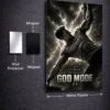 Captain America: God Mode Metal Poster wall art in Pakistan