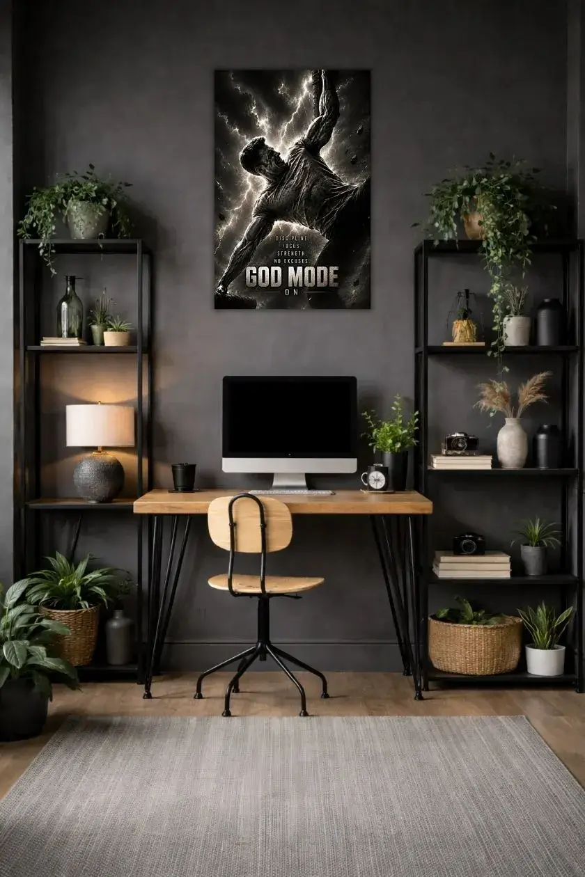 Captain America: God Mode Metal Poster wall art in Pakistan