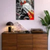 DEMON SLAYER: KYOJURO RENGOKU metal poster wall art in Pakistan