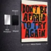 Dont Be Afraid Metal Poster wall art in Pakistan