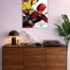 Deadpool X Wolverine Metal Poster wall art in Pakistan