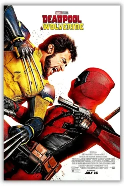 Deadpool X Wolverine Metal Poster wall art in Pakistan