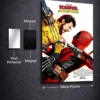 Deadpool X Wolverine Metal Poster wall art in Pakistan
