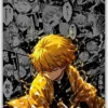 Demon Slayer : Zenitsu metal poster wall art in Pakistan