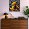Demon Slayer : Zenitsu metal poster wall art in Pakistan