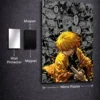 Demon Slayer : Zenitsu metal poster wall art in Pakistan