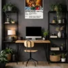 Demon Slayer: Infinity Castle Metal Poster wall art in Pakistan