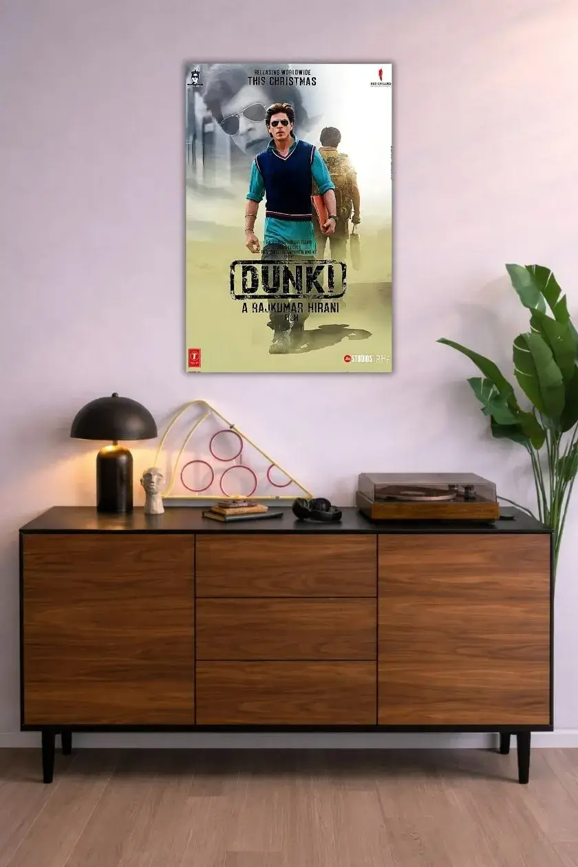 Dunki Metal Poster wall art in Pakistan