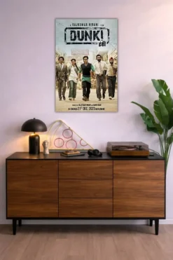 Dunki metal poster wall art in Pakistan
