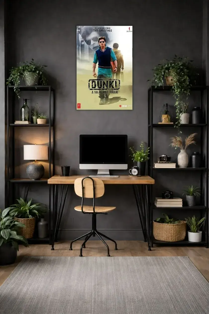 Dunki Metal Poster wall art in Pakistan