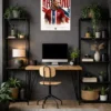 Erling Haaland metal poster wall art in Pakistan