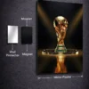 FIFA World Cup Trophy Metal Poster wall art in Pakistan