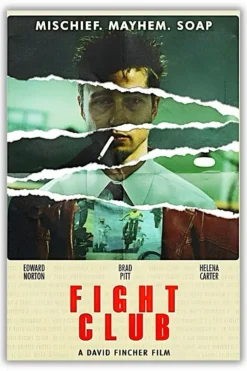Fight Club metal poster wall art in Pakistan